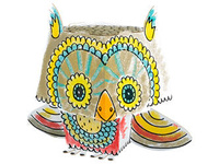 Kolorowanka 3D Cube head - Sowa 3l+ MONUMI
