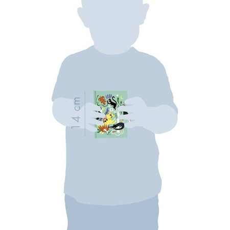 Sekretny pamiętnik z kluczykiem i naklejkami Dżungla