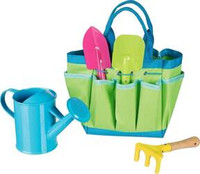 Narzędzia ogrodnika w torbie