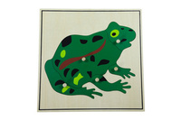 Moyo Montessori | Puzzle ze zwierzętami - żaba BIO0182_JS-B009