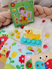 TOOKY TOY Układanka Klocki dla Dzieci Zwierzęta Dopasuj Nauka Kształtów Kolorów + Plansze