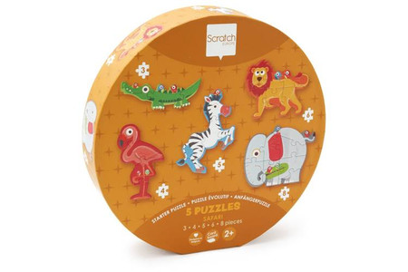 Scratch, Pierwsze Puzzle 5 Zwierząt Ocean