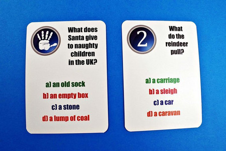 Fun Card English Christmas and Winter