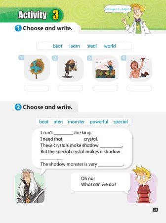 Komiks dla dzieci po angielsku Magic Adventures Level 2 Część 5