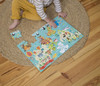 Puzzle podłogowe 24 el. Apli Kids - Mapa świata 3+