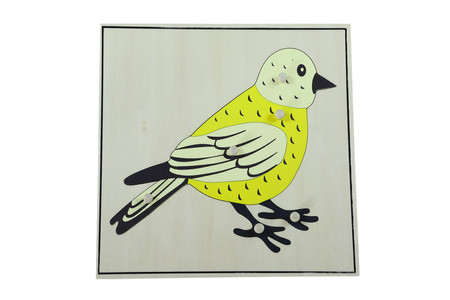 Puzzle ze zwierzętami - ptak