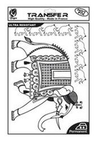 Naprasowanka A4 Czarna Słoń