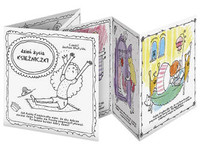 Książeczka harmonijka do kolorowania - Dzień z życia księżniczki 5l+ MONUMI