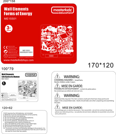 MASTERKIDZ Tablica Edukacyjna Energia Odnawialna i Nieodnawialna