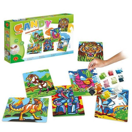 Piaskowe malowanki 6w1