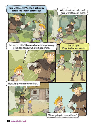 Komiks dla dzieci po angielsku School Adventures Level 2 Część 6