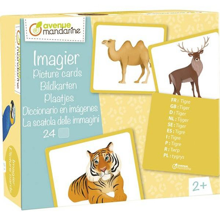 Karty z obrazkami Dzikie zwierzęta Flashcards Wild animals
