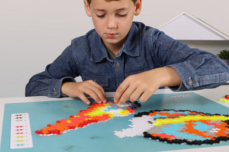 Plus-Plus Mini, Puzzle po numerach 500 szt - Kosmos