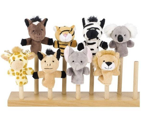 Pacynki na palec 8 zwierzątek Goki