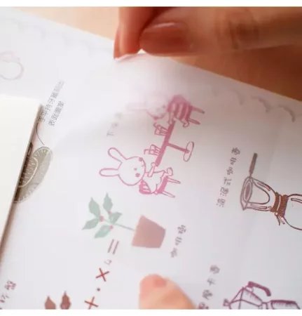 Przezroczysty notes samoprzylepny 76x76 mm, 50 karteczek