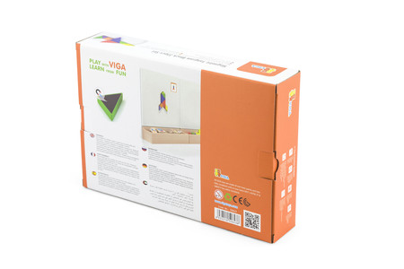 VIGA Tangram Drewniana Gra Logiczna Układanka Certyfikat FSC