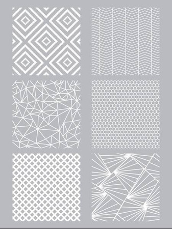 Szablon Sitodruk Wzory Geometryczne