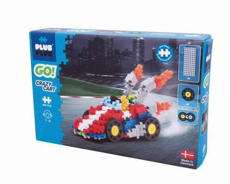 Plus-Plus GO! , Mini Mix 240 szt. Wyścigówka