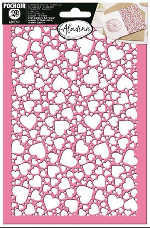 Szablon samoprzylepny 3D Serca