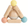 Pastelowa grzechotka piramidka Plan Toys
