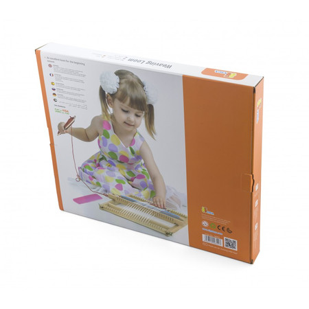 Drewniane krosno tkackie dla dzieci 40x30cm