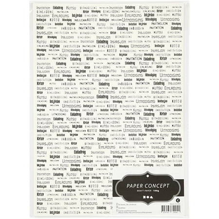 Papier Invitation  A4, 100g, 10 ark.