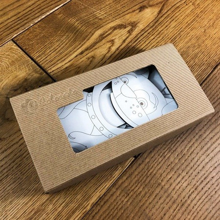 Piesek Sylabowy - Drewniana układanka do nauki czytania metoda krakowską