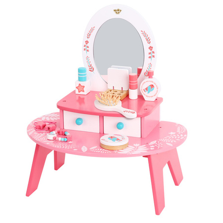 TOOKY TOY Drewniana toaletka dla dziewczynki