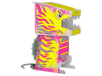 Kolorowanka 3D Cube head Dino - SPIRANOZAURUS 3l+ MONUMI