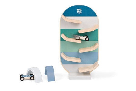 BS Toys, drewniana zjeżdżalnia tor samochodowy