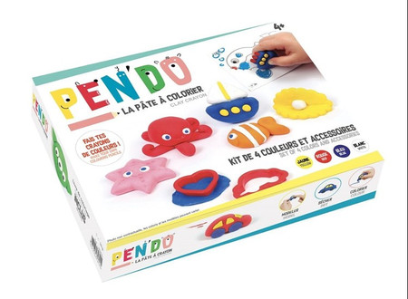 Zestaw z Masą do tworzenia kredek 4x30 g