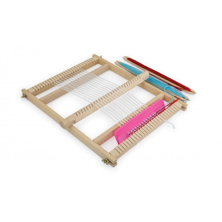 Drewniane krosno tkackie dla dzieci 40x30cm