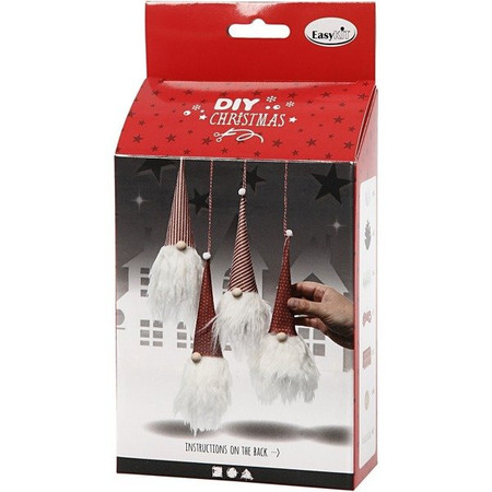 Brodate elfy wiszące