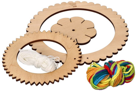 Krosno tkackie okrągłe Goki 16cm