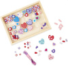 Zestaw drewnianych koralików Serduszka Melissa&Doug