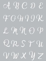 Szablon Sitodruk Alfabet