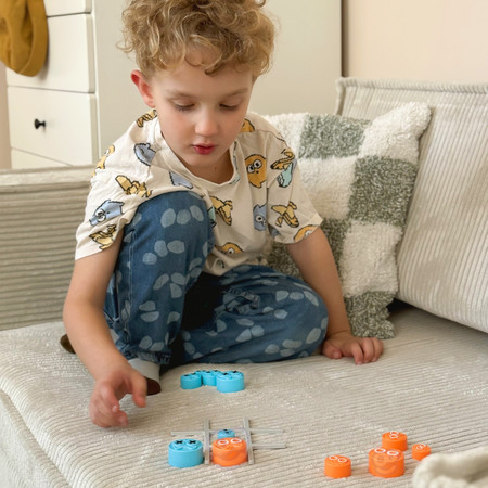 WOOPIE Przenośna Gra Logiczna Kółko i Krzyżyk w Pudełku