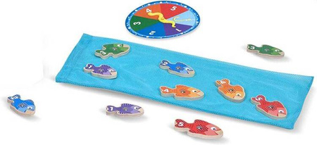 Magnetyczny zestaw do łowienia rybek wędka z korbką Melissa & Doug