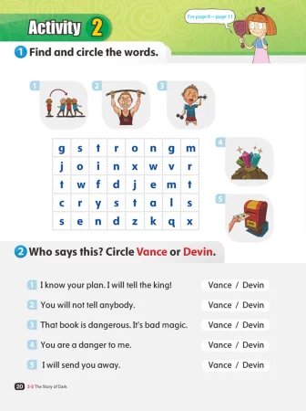 Komiks dla dzieci po angielsku Magic Adventures Level 2 Część 5