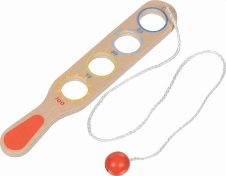 Drewniana gra zręcznościowa Złap piłkę Goki