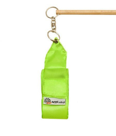 Wstążka gimnastyczna 3 m - jasno zielona