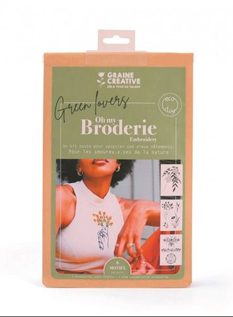 Zestaw do wyszywania na ubraniach Miłośniczka Przyrody