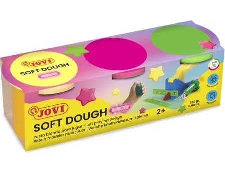 Ciastolina 3x110ml kolory neonowe JOVI