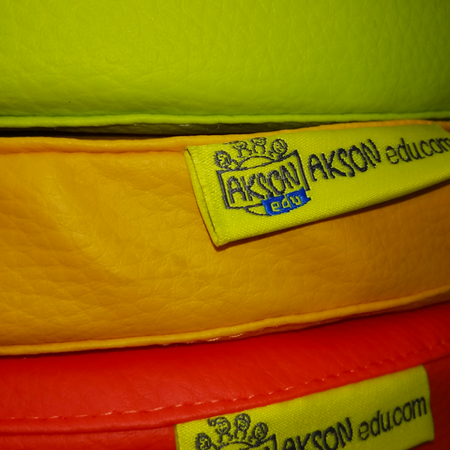 Poduszki edukacyjne z eko skóry nutki nuty zestaw 10szt