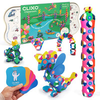 Klocki magnetyczne Clixo Classroom Pack 100 elem.