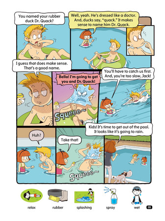 Komiks dla dzieci po angielsku School Adventures Level 3 Część 5