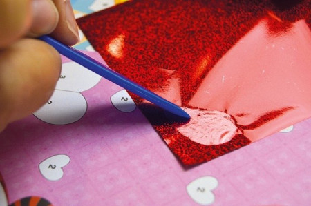 Zestaw kalkomanii z folią Apli Kids - Księżniczki