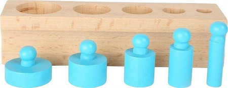 Drewniana układanka logiczna odważniki Small Foot