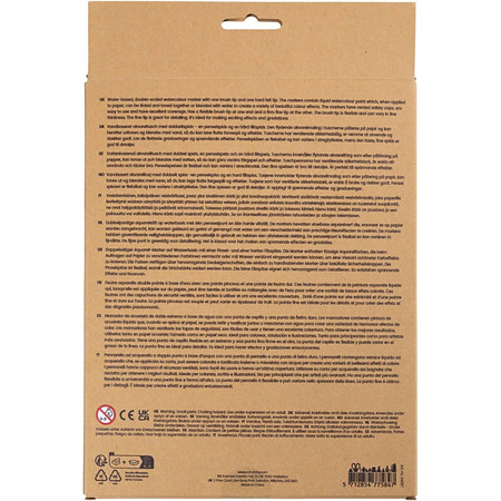 Markery akwarelowe 12 kol. pastelowych