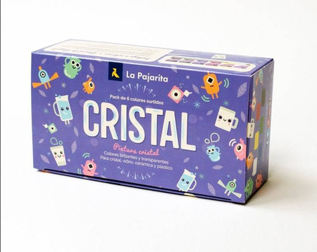 Zestaw Farb do Szkła 6x25 ml La Pajarita